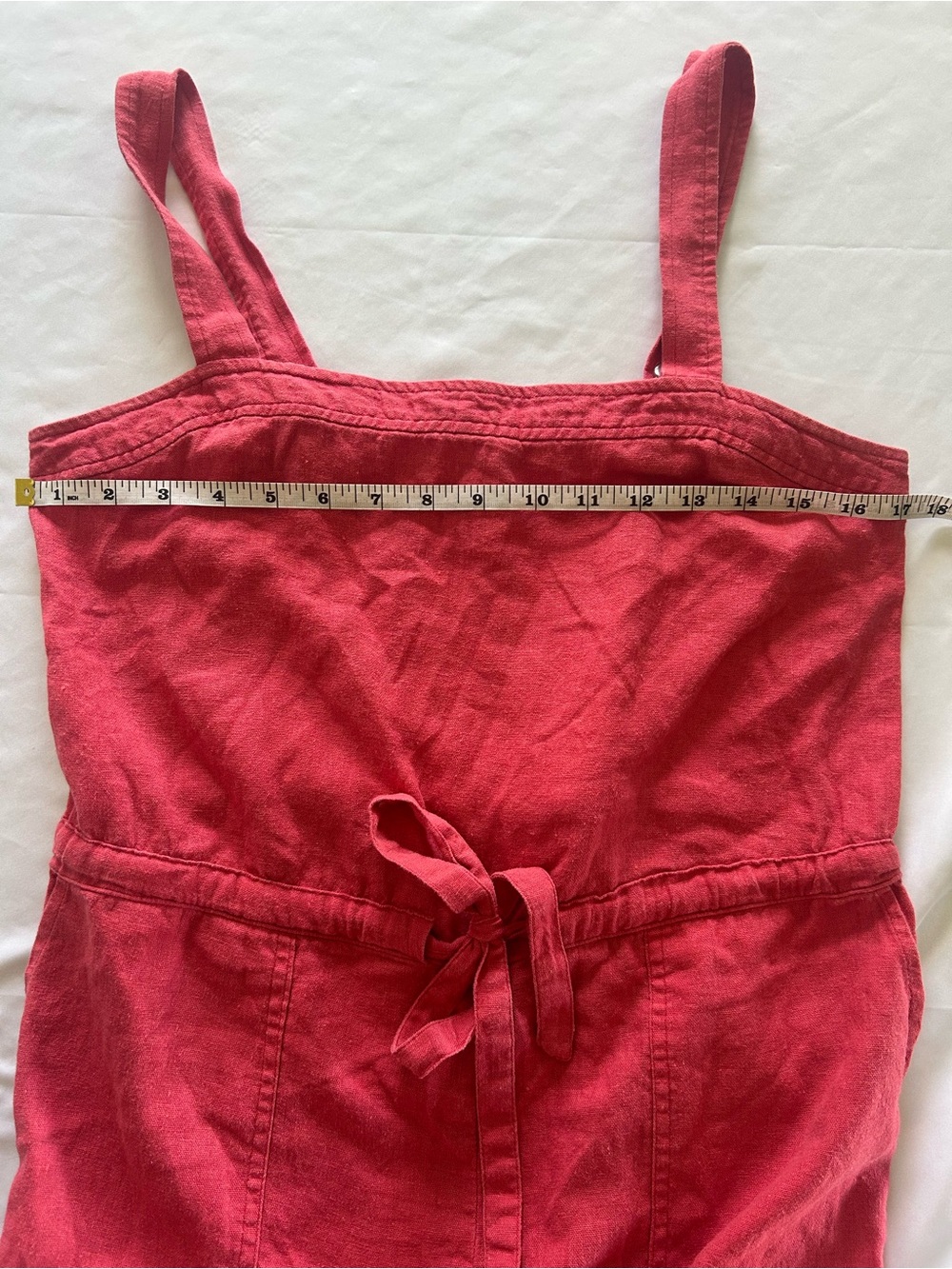 GAP Linen Blend Pink Romper - Picture 9 of 9